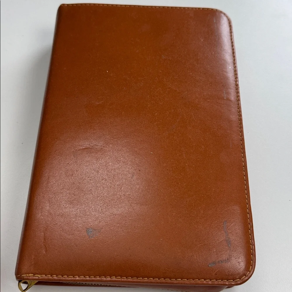 Vintage Top Grain Geniune Cowhide Leather Travel Grooming Set Kit USA